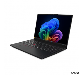 Lenovo ThinkPad T16 G5 AMD | Black | 16 " | IPS | WUXGA | 1920 x 1200 pixels | Anti-glare | AMD Ryzen 5 PRO | 215 | 16 GB | SODIMM DDR5 | Solid-state drive capacity 512 GB | AMD Radeon 740M Graphics | Windows 11 Pro | 802.11be | Bluetooth version 5.4 | Ke