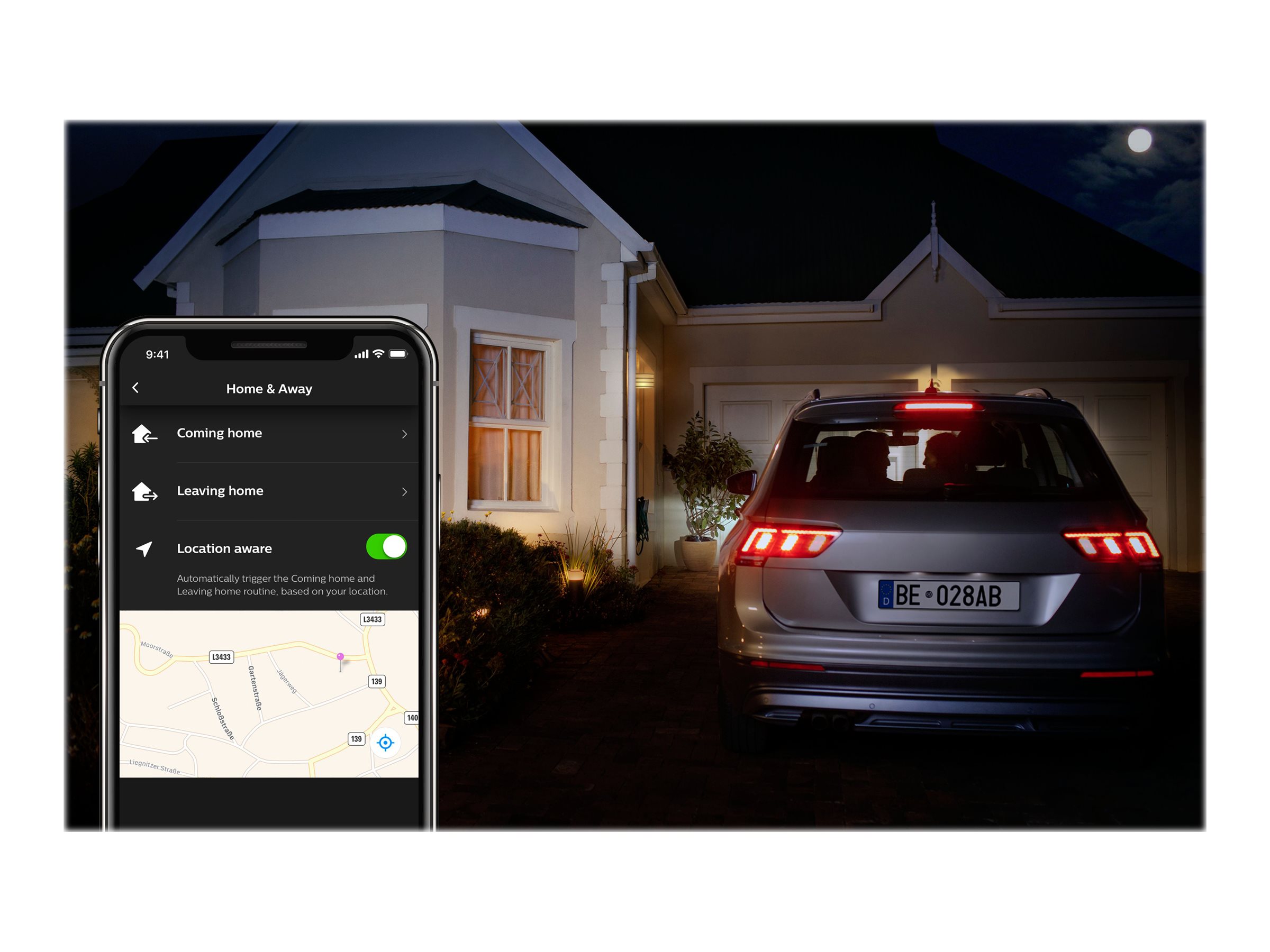 Philips Hue Turaco Outdoor Wall Lantern | E27 | 9 W | Warm white