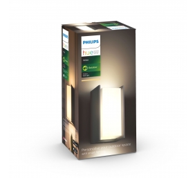 Philips Hue Turaco Outdoor Wall Lantern | E27 | 9 W | Warm white