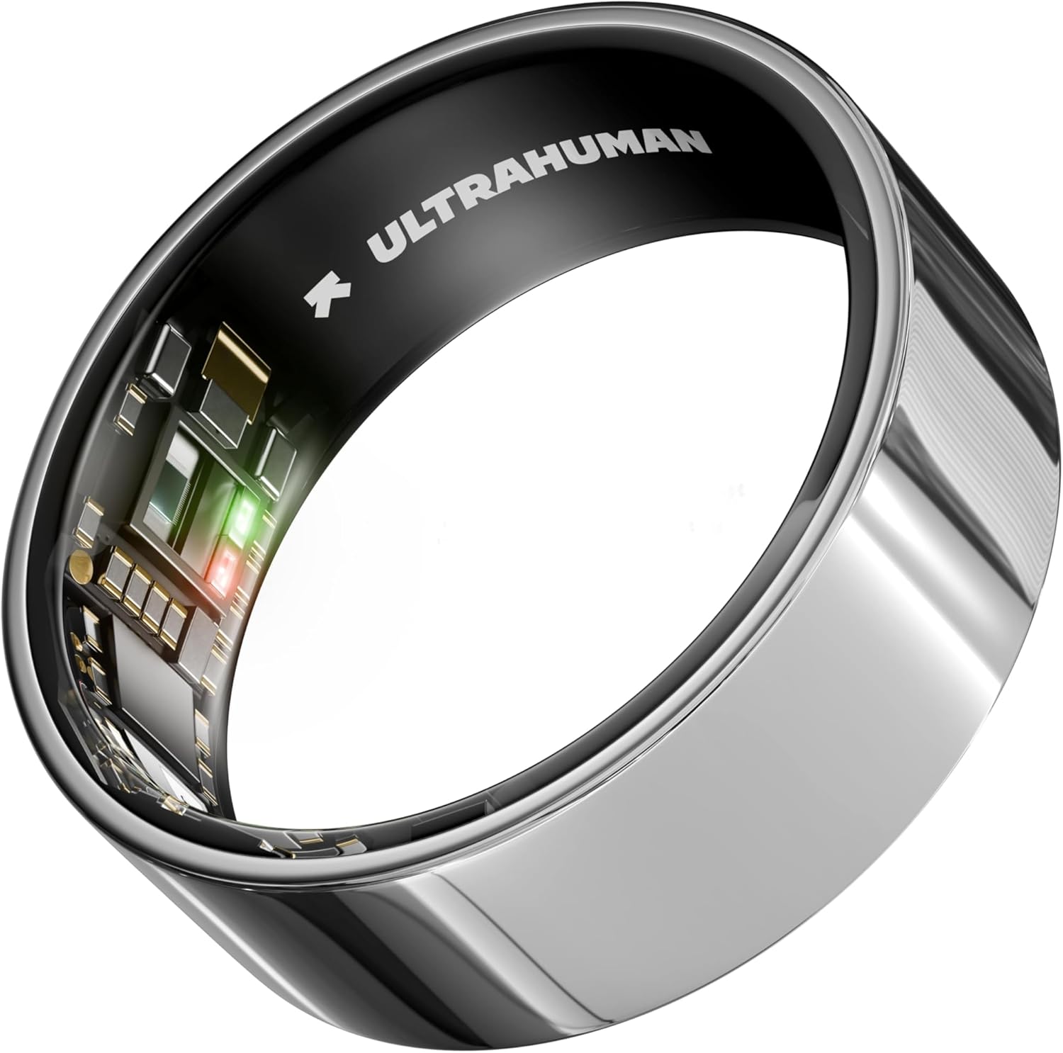 Ultrahuman | Ring Air | Space Silver | Size 12 | Smart Ring