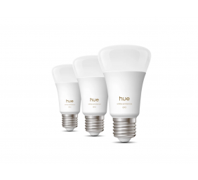 Philips Hue WA 810 A60 3P EU | E27 | 6 W | Warm to cool white light | Bluetooth, Zigbee