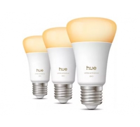 Philips Hue WA 810 A60 3P EU | E27 | 6 W | Warm to cool white light | Bluetooth, Zigbee