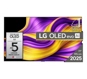 LG TV OLED evo AI OLED77G51LW (2025) Televizorius 77'' 4K UHD 3840x2160 Smart TV, Juoda