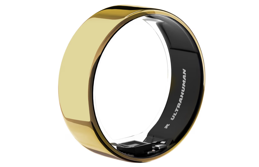 Ultrahuman | Ring Air | Bionic Gold | Size 8 | Smart Ring