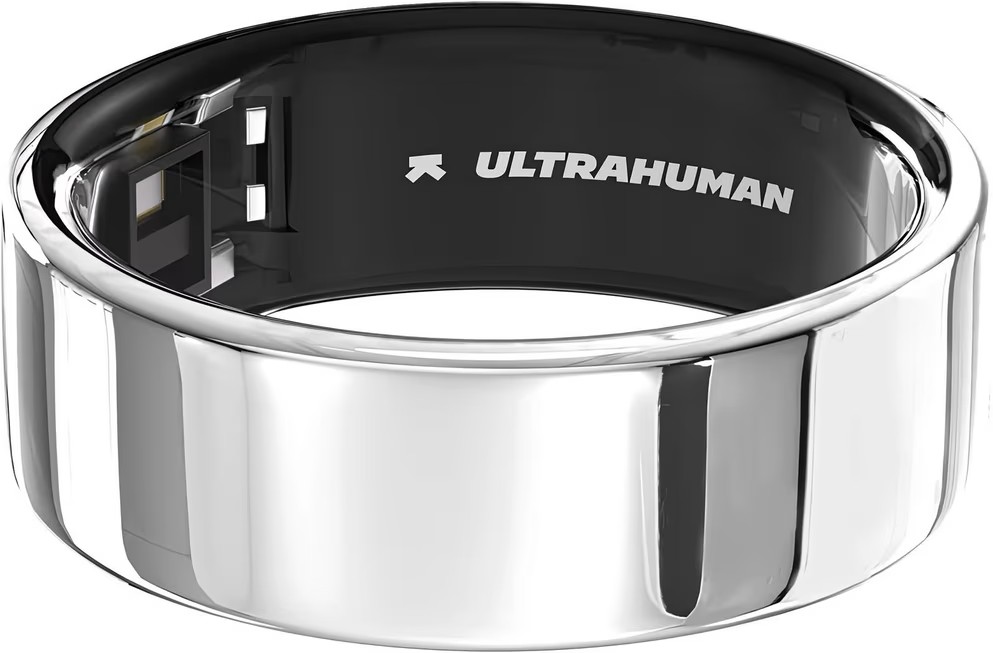 Ultrahuman | Ring Air | Space Silver | Size 7 | Smart Ring
