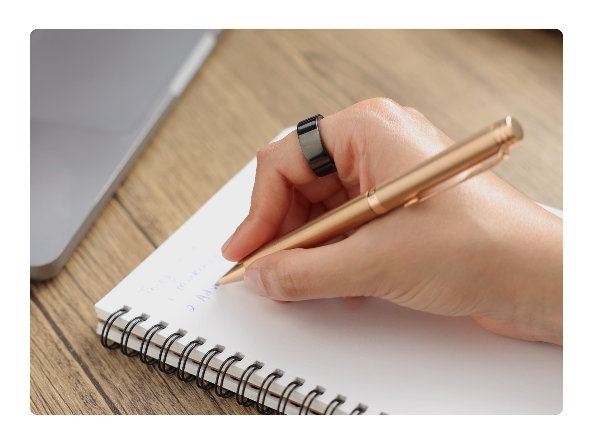 Ultrahuman | Ring Air | Aster Black | Size 12 | Smart Ring