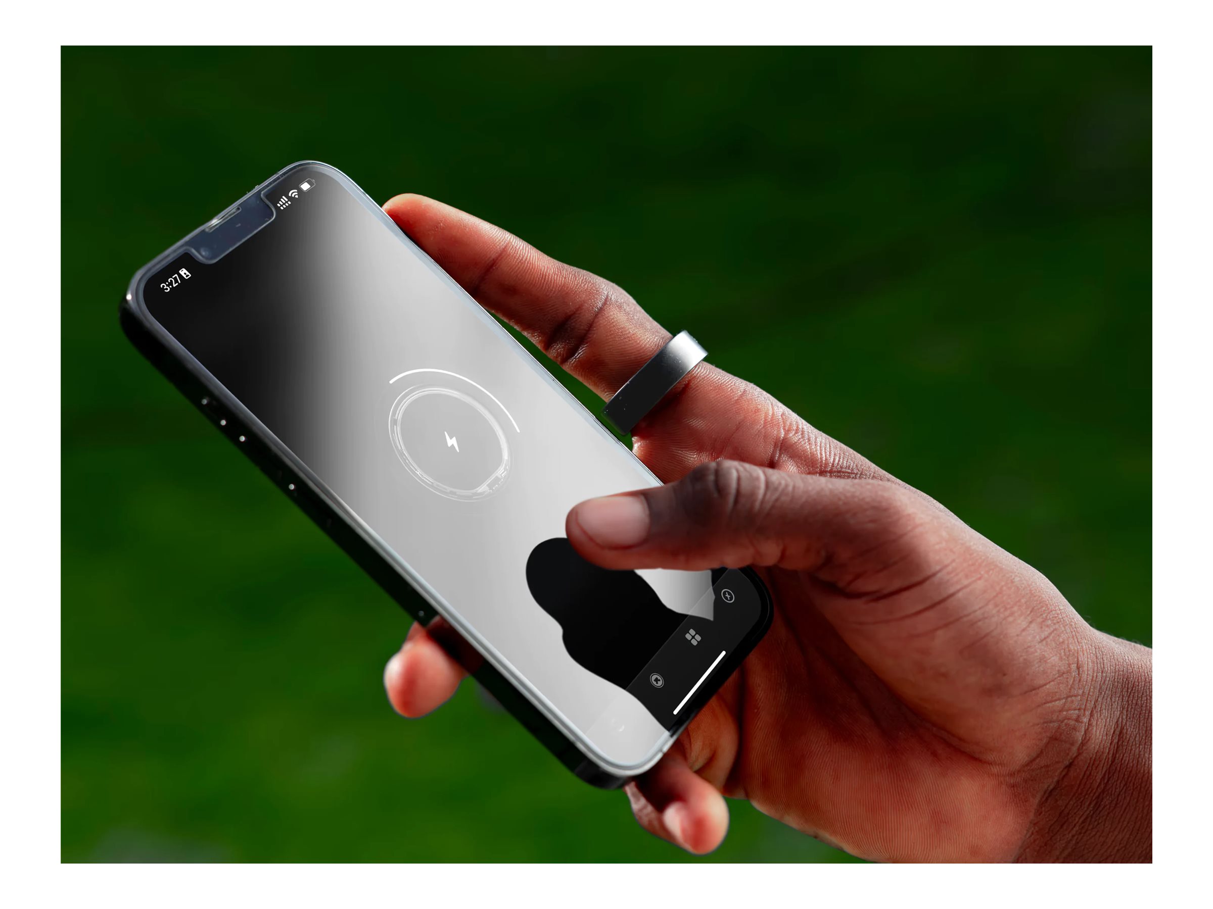 Ultrahuman | Ring Air | Matte Grey | Size 5 | Smart Ring