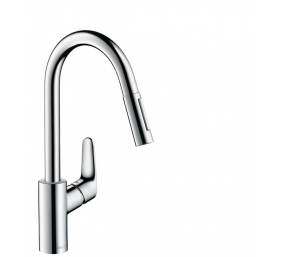 Hansgrohe Focus M41 Single lever kitchen mixer 240, pull-out spray, 2jet 31815000