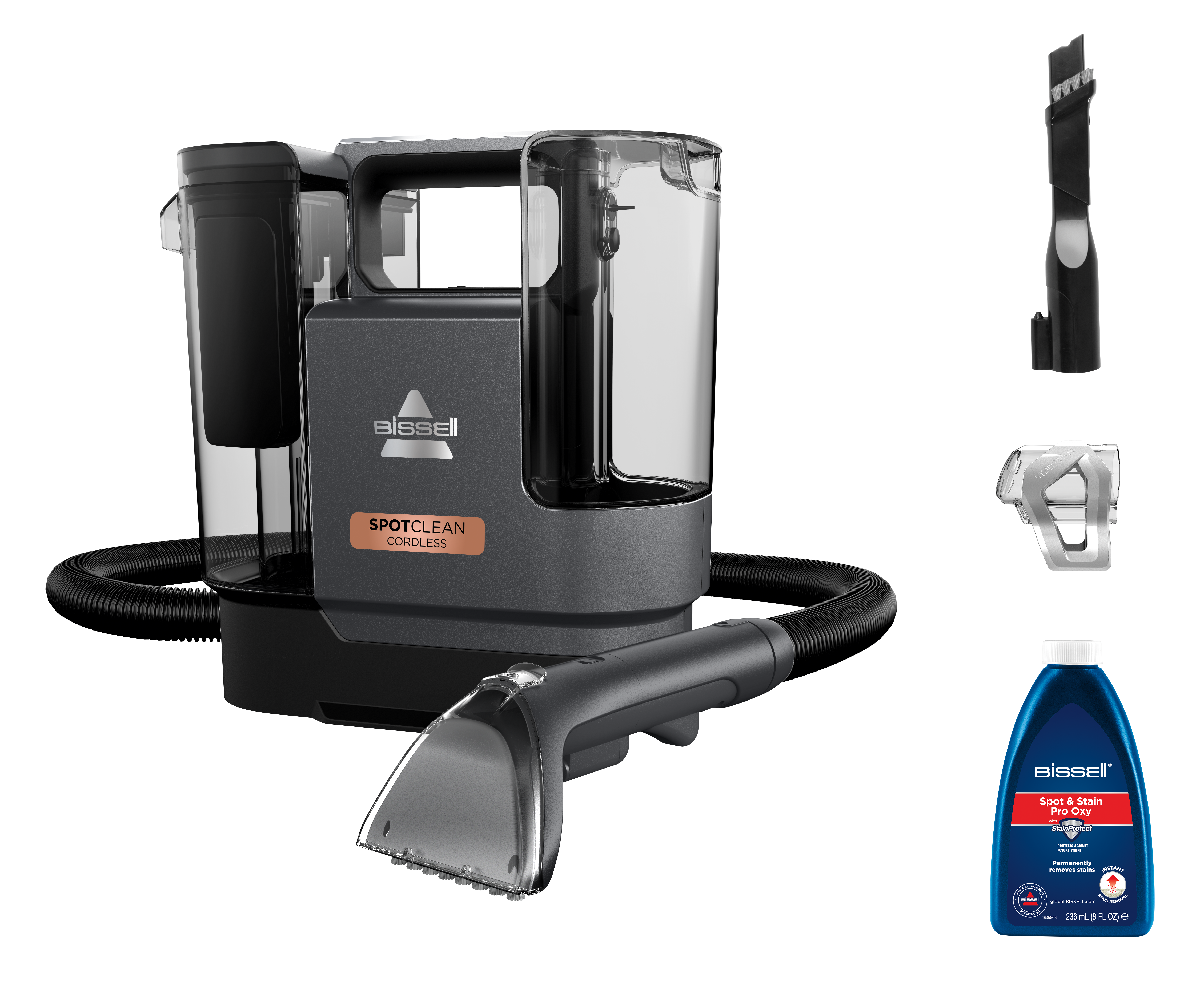Bissell | SpotClean EU, Carpet and Upholstery Cleaner | 3681N | Cordless operating | Washing function | 165 W | Black | 24 month(s) | 25.9 V | Operating time (max) 35 min