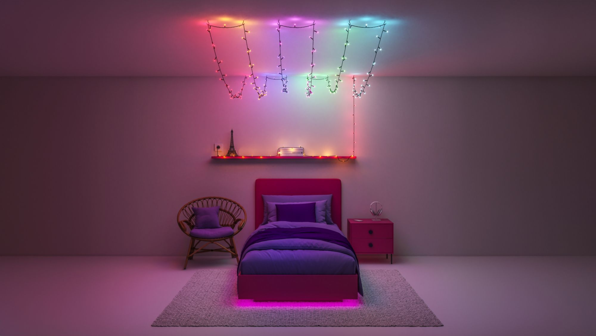 WiZ Smart WiFi LED Fairly Light, 20m | 15 W