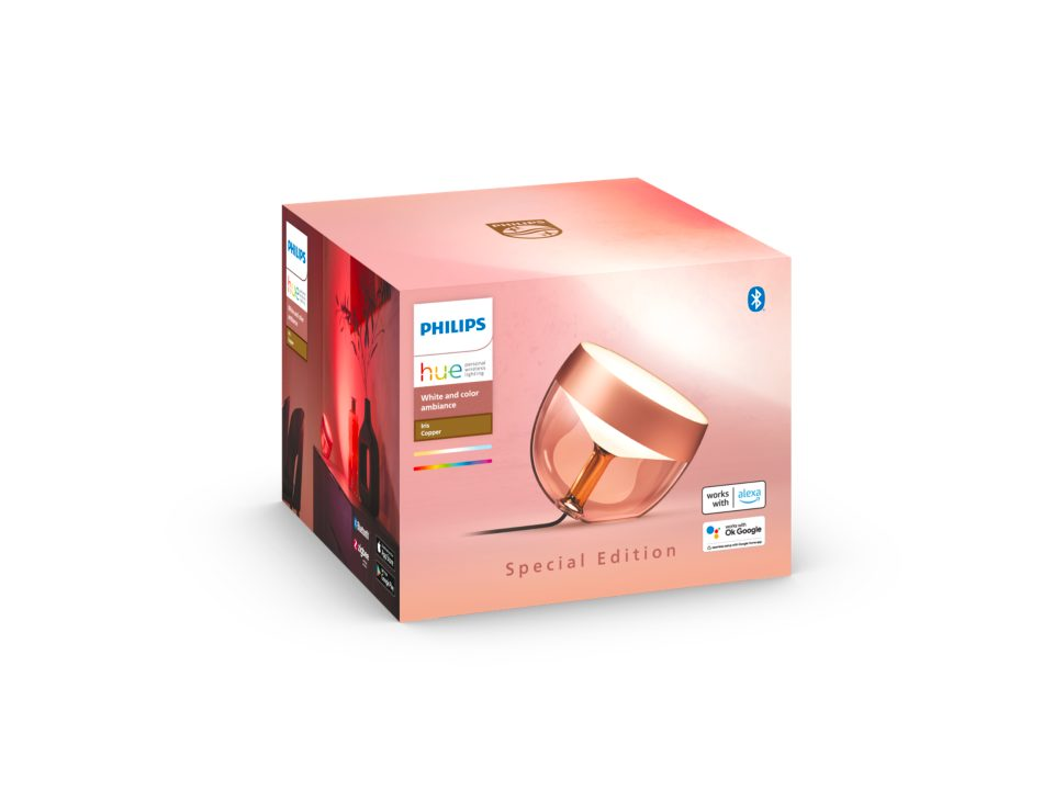 Philips Hue | Hue Iris Portable Lamp, Copper Special Edition | Copper/brass | Portable lamp