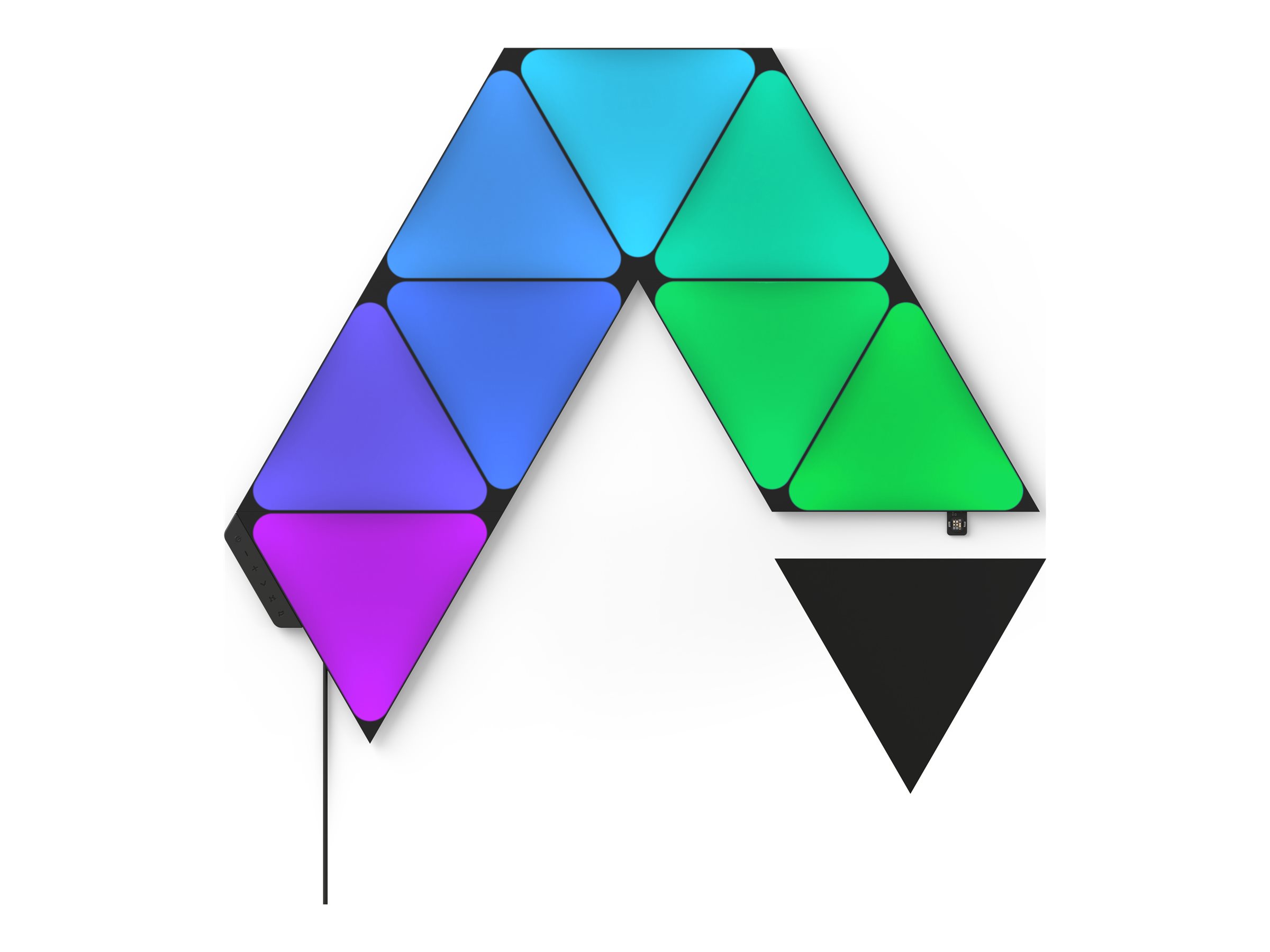 Nanoleaf | Shapes Black Triangles Starter Kit (9 panels) | 42 W | WiFi