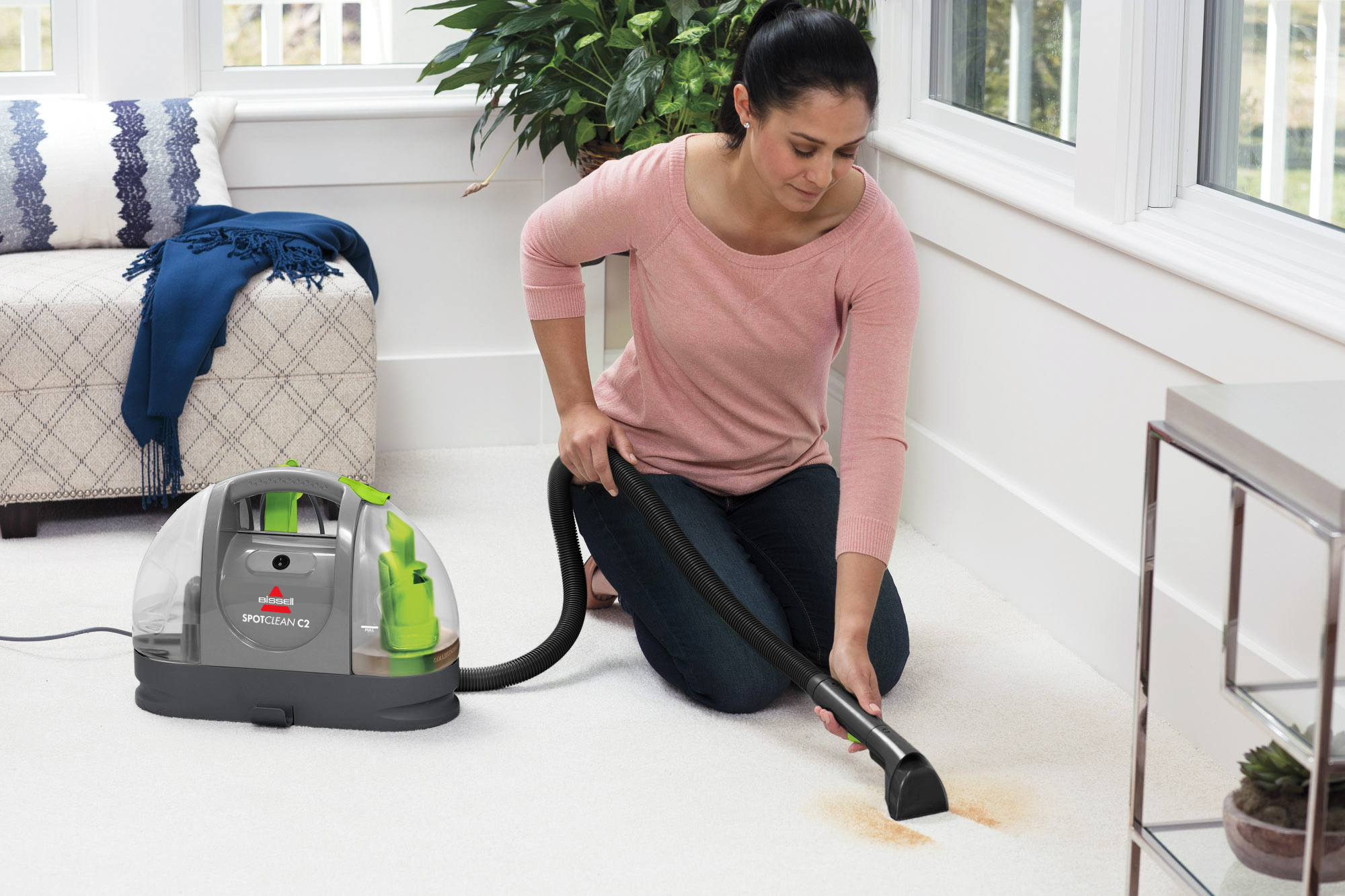 Bissell | Carpet and Upholstery Cleaner | 20671 SpotClean C2 | Corded operating | 340 W | Titanium/Silver Gray/Cha Cha Lime | 24 month(s)