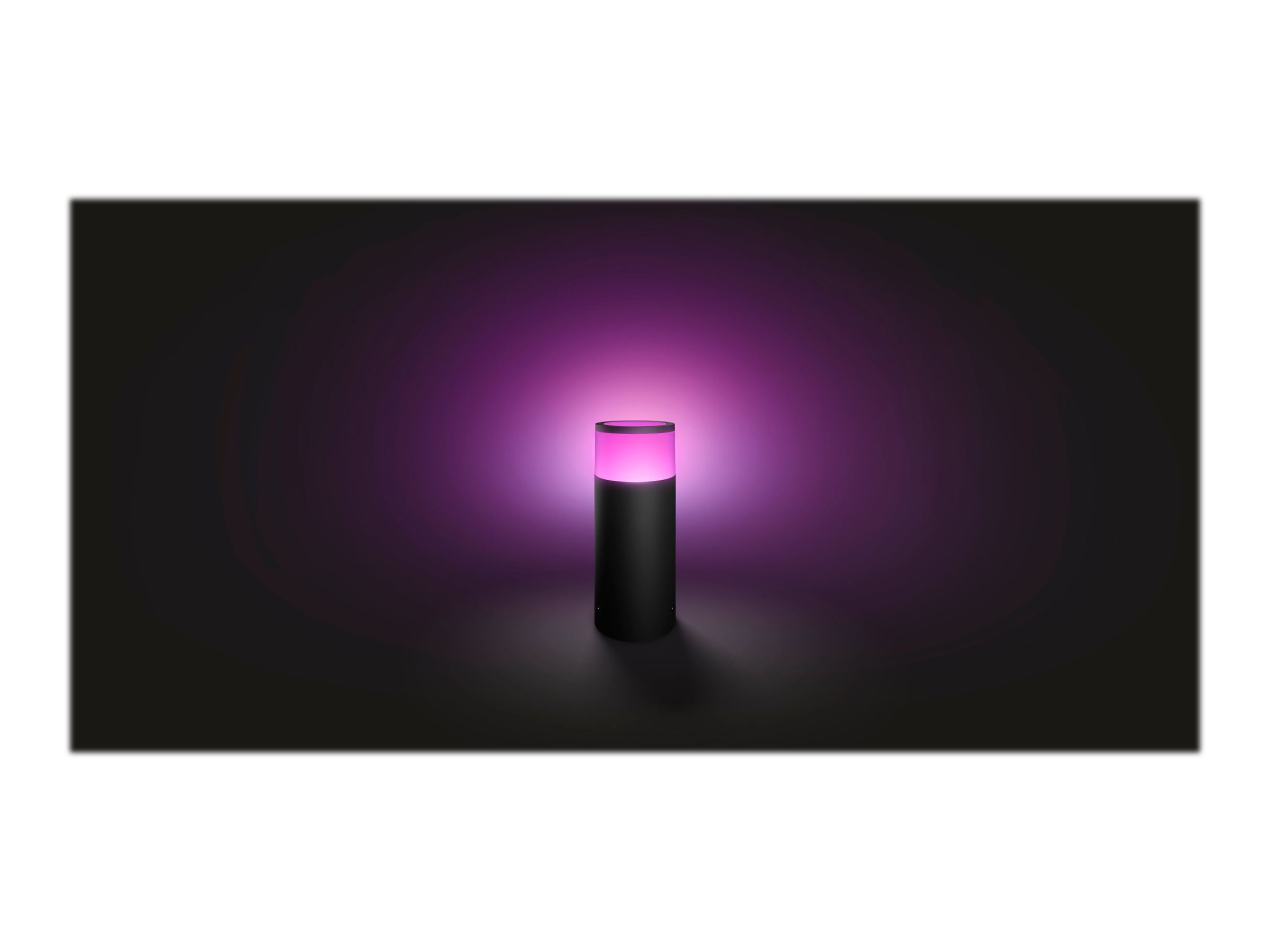 Philips Hue WCA Calla Outdoor Bollard, Black | 8 W | 2000-6500 Hue White Colour Ambiance