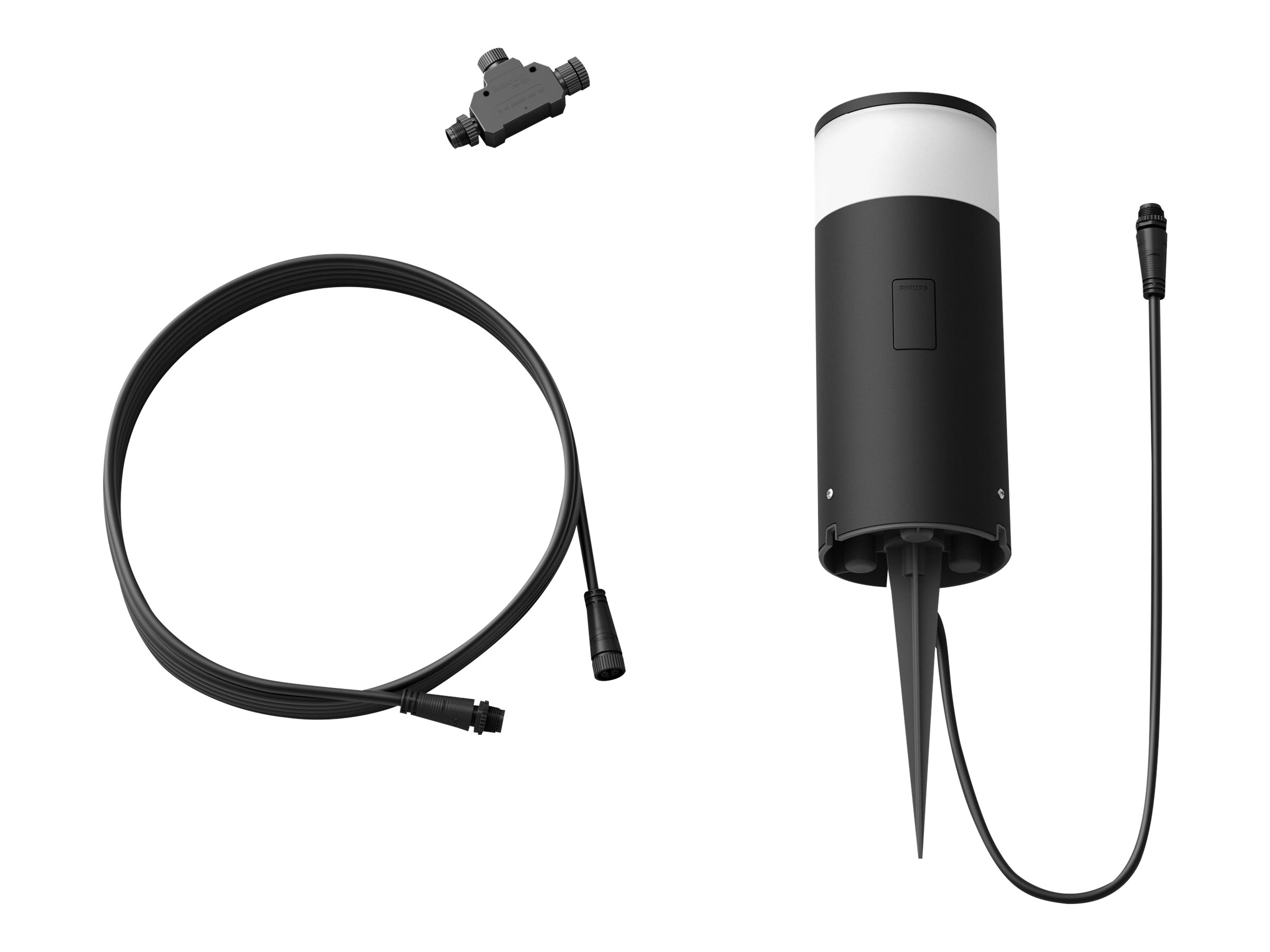 Philips Hue WCA Calla Outdoor Bollard, Black | 8 W | 2000-6500 Hue White Colour Ambiance