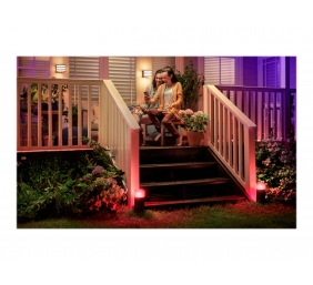 Philips Hue WCA Calla Outdoor Bollard, Black | 8 W | 2000-6500 Hue White Colour Ambiance