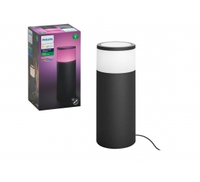 Philips Hue WCA Calla Outdoor Bollard, Black | 8 W | 2000-6500 Hue White Colour Ambiance