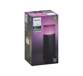 Philips Hue WCA Calla Outdoor Bollard, Black | 8 W | 2000-6500 Hue White Colour Ambiance