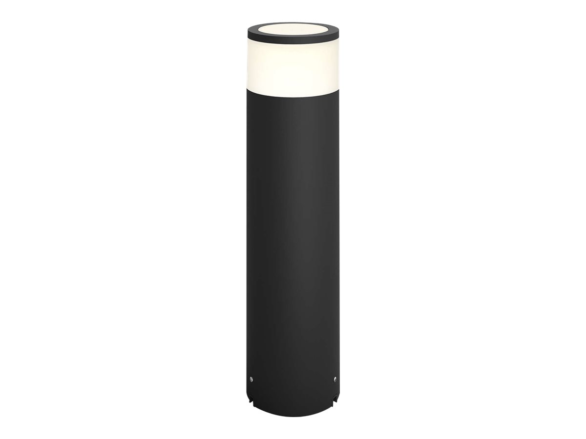 Philips Hue WCA Calla Outdoor Large Bollard, Black | 8 W | 2000-6500 Hue White Colour Ambiance