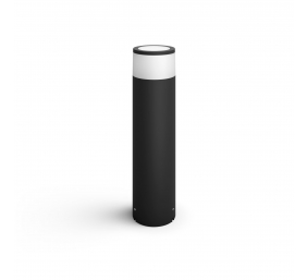 Philips Hue WCA Calla Outdoor Large Bollard, Black | 8 W | 2000-6500 Hue White Colour Ambiance