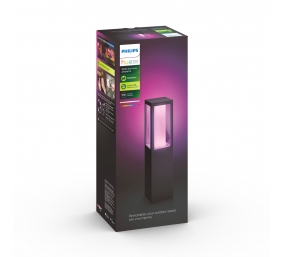 Philips Hue WCA Impress Outdoor Pedestal Lantern 24V | 8 W | 2000-6500 Hue White Colour Ambiance
