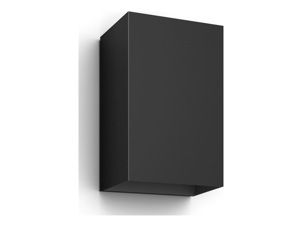 Philips Hue WCA Resonate Outdoor Wall Lantern, Black | 8 W | 2000-6500 Hue White Colour Ambiance