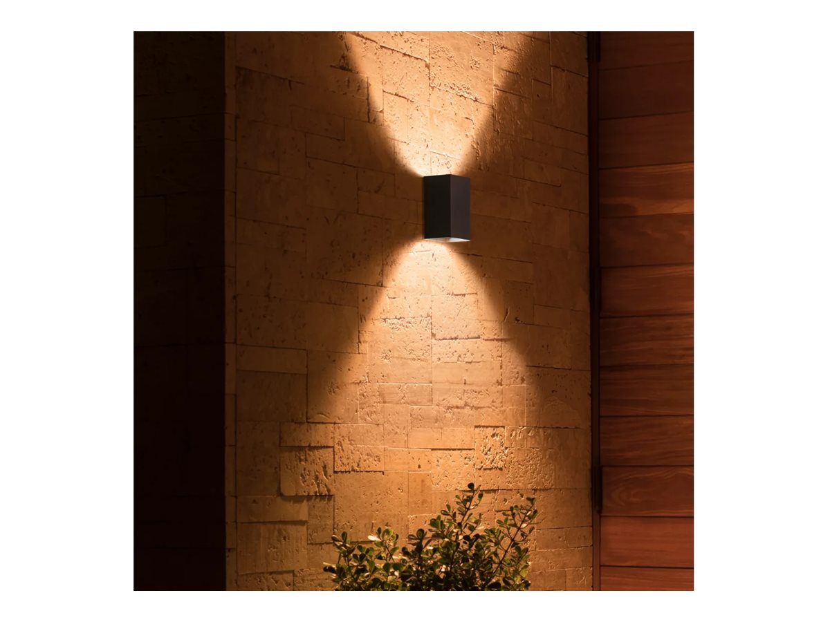 Philips Hue WCA Resonate Outdoor Wall Lantern, Black | 8 W | 2000-6500 Hue White Colour Ambiance