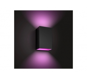 Philips Hue WCA Resonate Outdoor Wall Lantern, Black | 8 W | 2000-6500 Hue White Colour Ambiance