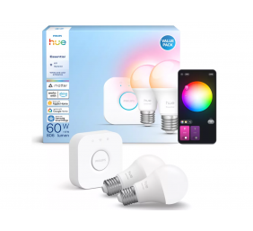Philips Hue E WCA 806 A60 E27 2kit EU | E27 | 8 W | 16 million colours, White and colour light