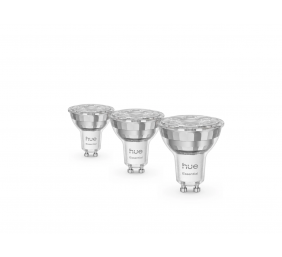 Philips Hue E WCA 345 GU10 3P EU | E27 | 8 W | 16 million colors, White and colored light