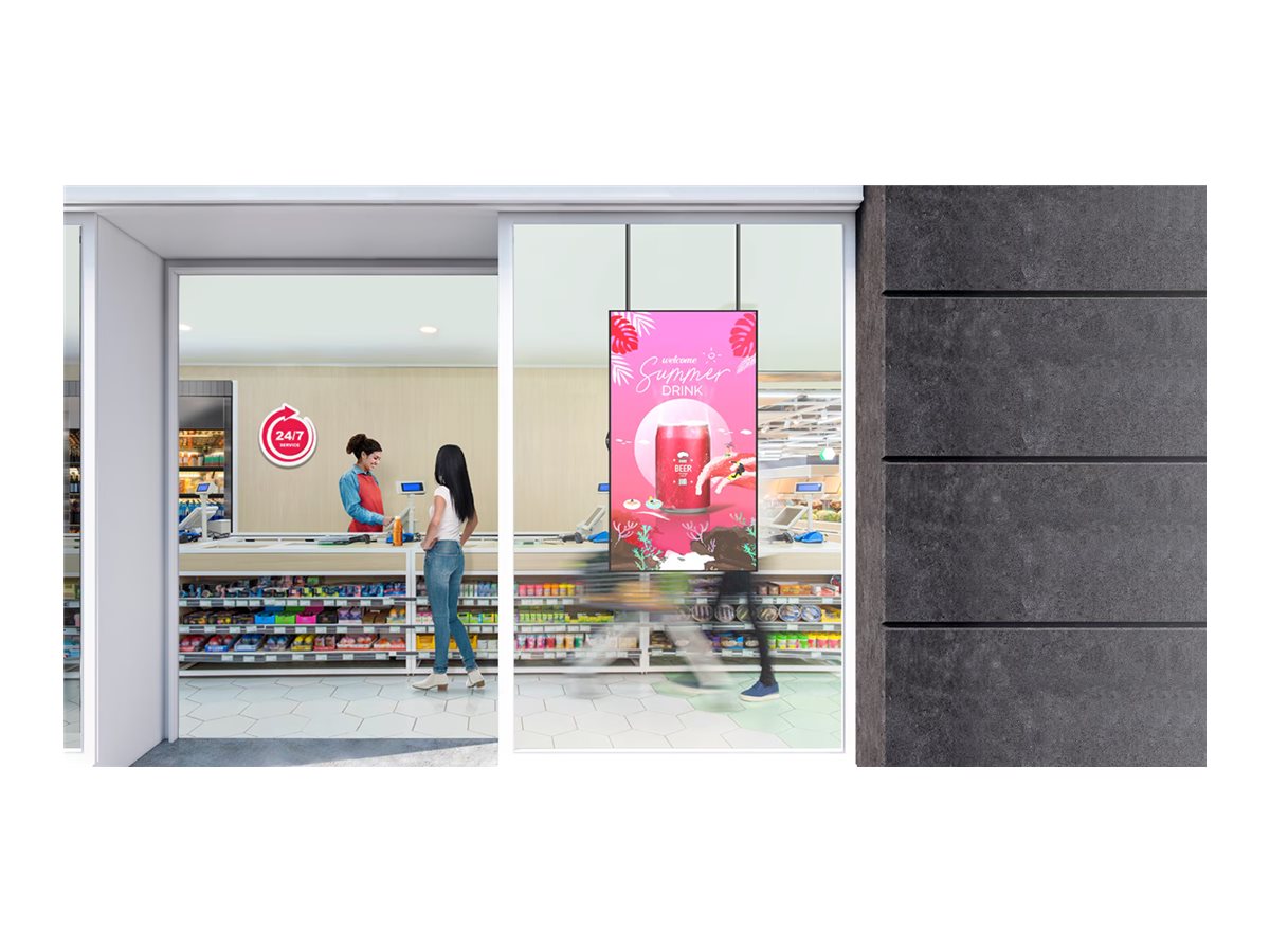 LG Window Facing Display | 49XS4P-B | 49 " | Landscape/Portrait | 24/7 | webOS | 8 ms