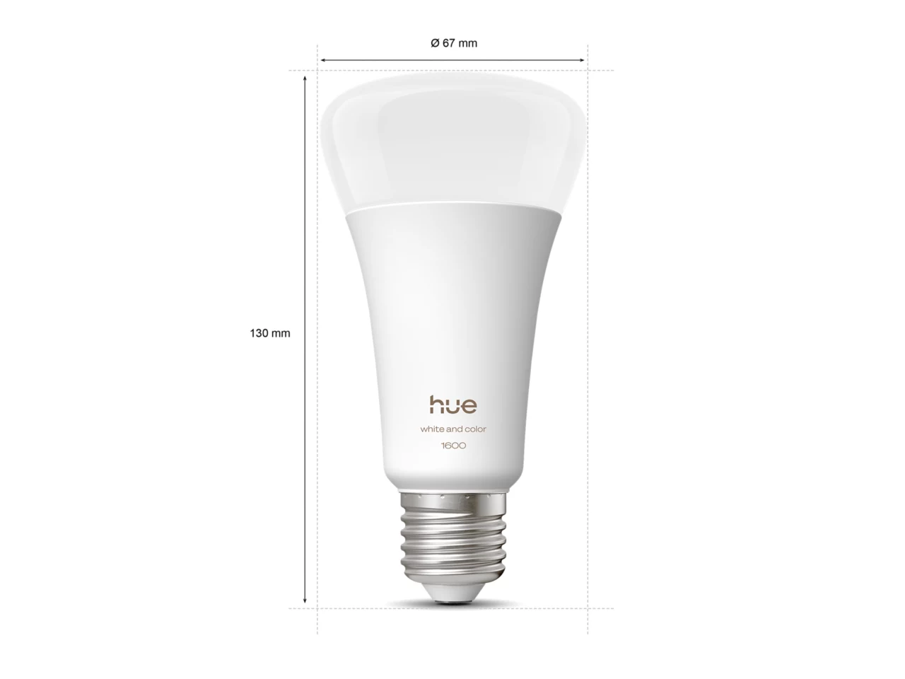 Philips Hue WCA 1600 A67 1P EU | E27 | 11.8 W | White and colour light | Bluetooth and Zigbee