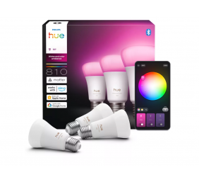 Philips Hue WCA 810 A60 3P EU | E27 | 6 W | Bluetooth, Zigbee