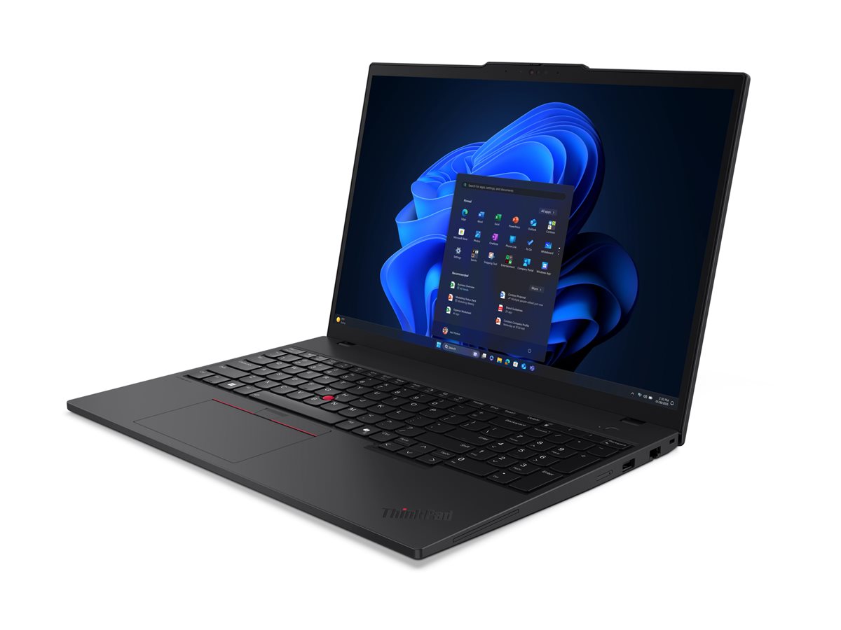 Lenovo ThinkPad T16 G4 Intel | Black | 16 " | IPS | WUXGA | 1920 x 1200 pixels | Anti-glare | Intel Core Ultra 5 | 228V | 32 GB | Soldered LPDDR5X | Solid-state drive capacity 512 GB | Intel Arc Graphics 130V | Windows 11 Pro | 802.11be | Bluetooth versio
