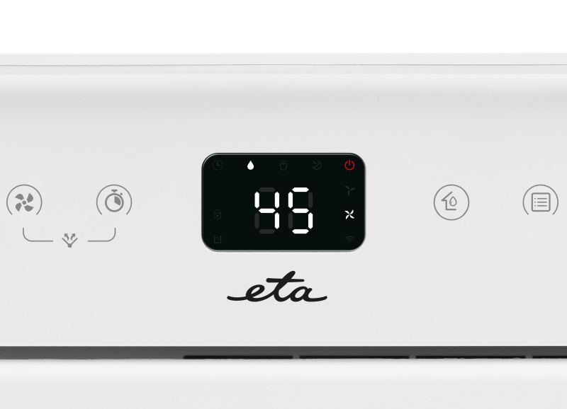 ETA | Dehumidifier | Primer 4630 90000 | Power 330 W | Suitable for rooms up to 100 m² | Water tank capacity 4.5 L | White