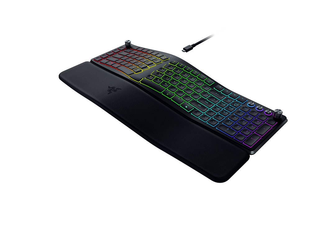 Razer Pro Type Ergo | Keyboard | Wireless | US | Bluetooth | Scissor-switch membrane