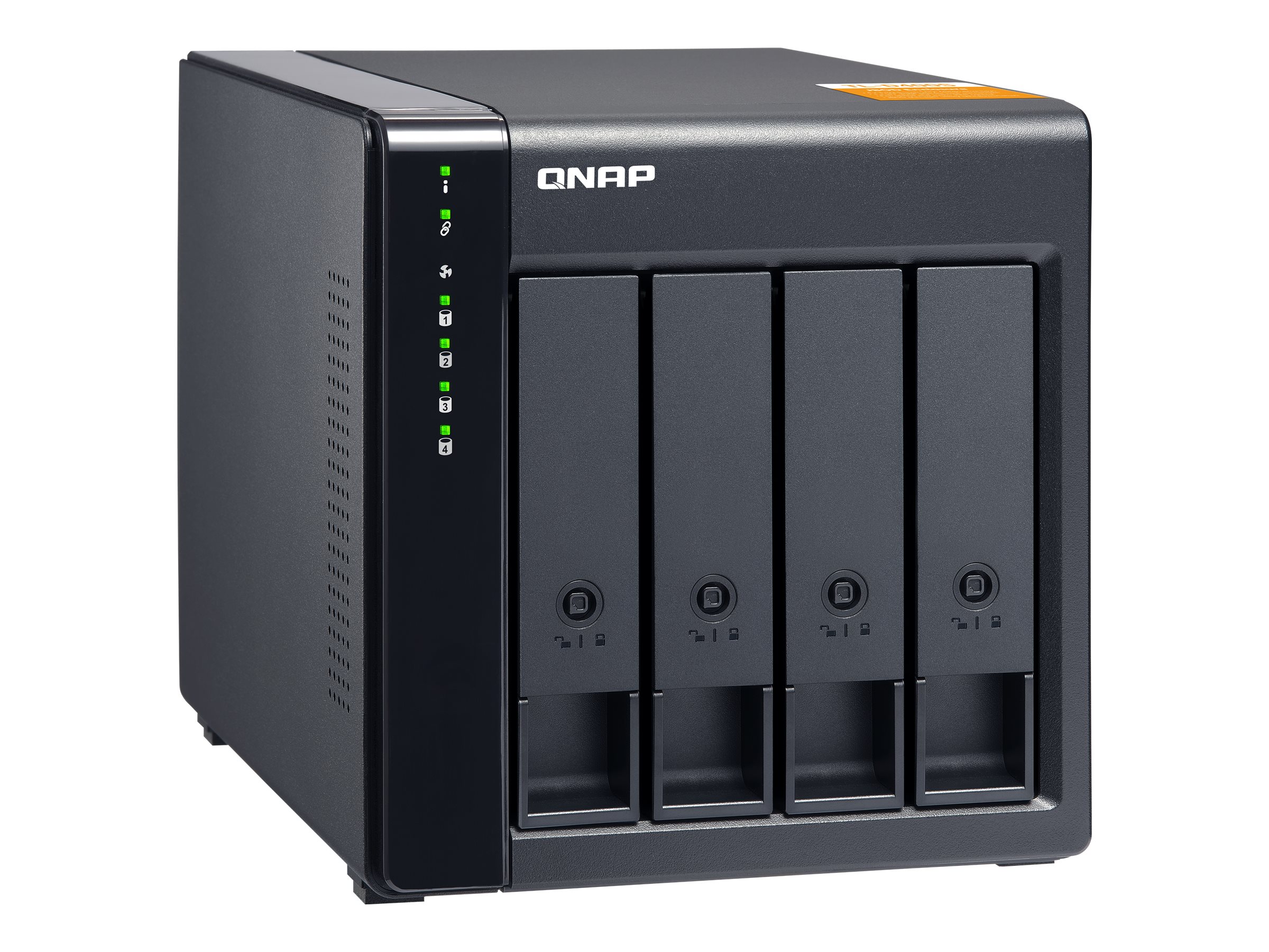 QNAP High-performance Desktop SATA 6Gbps JBOD Storage Enclosure | TL-D400S | Black
