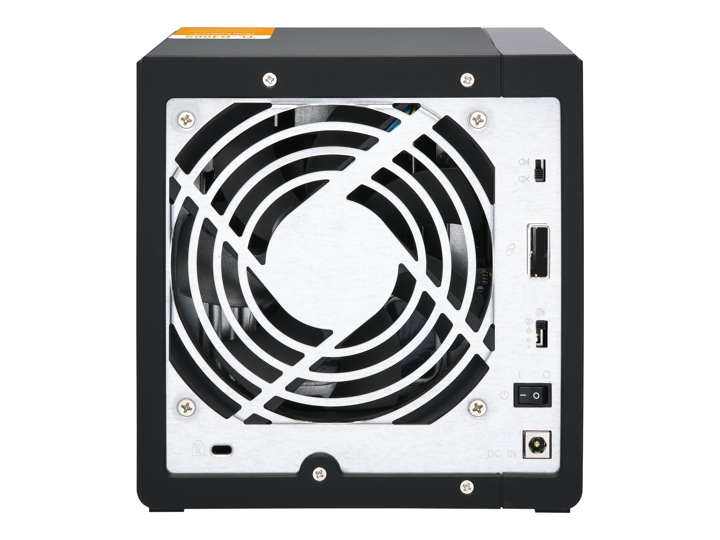 QNAP High-performance Desktop SATA 6Gbps JBOD Storage Enclosure | TL-D400S | Black