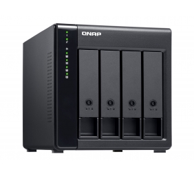 QNAP High-performance Desktop SATA 6Gbps JBOD Storage Enclosure | TL-D400S | Black