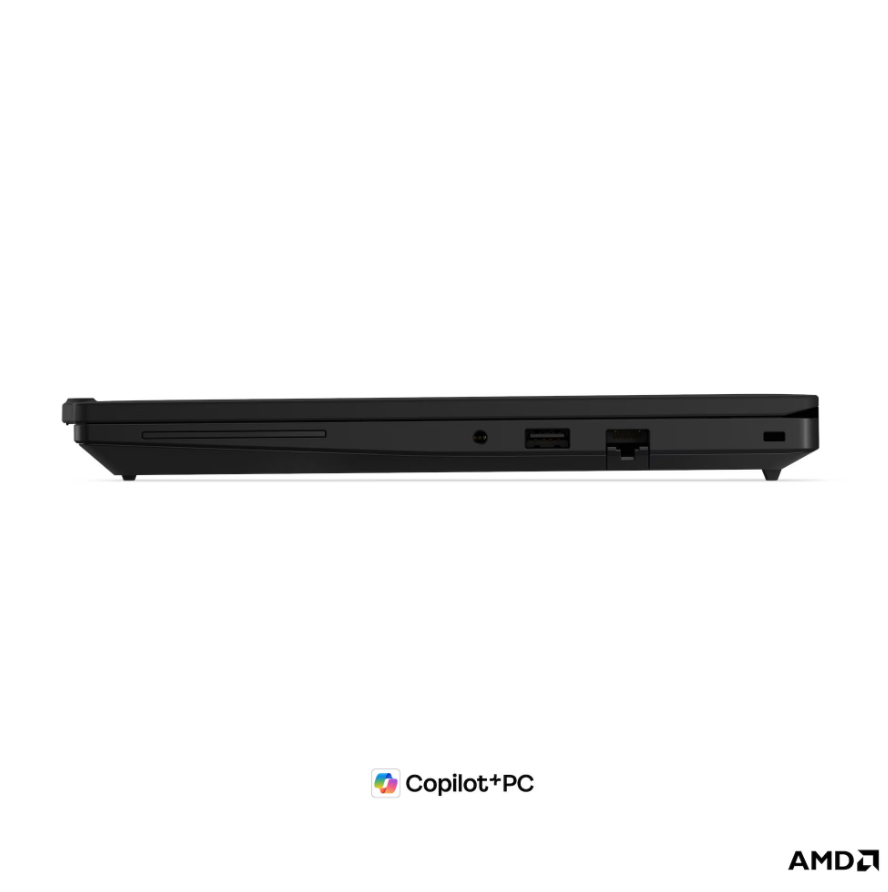 Lenovo ThinkPad T14 G7 AMD | Black | 14 " | IPS | WUXGA | 1920 x 1200 pixels | Anti-glare | AMD Ryzen AI 5 PRO | 440 | 16 GB | SODIMM DDR5 | Solid-state drive capacity 512 GB | AMD Radeon 840M Graphics | Windows 11 Pro | 802.11be | Bluetooth version 5.4 |
