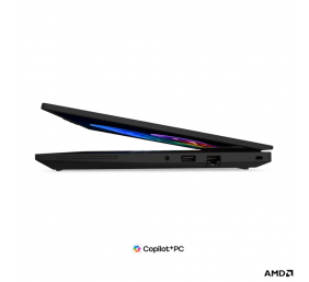 Lenovo ThinkPad T14 G7 AMD | Black | 14 " | IPS | WUXGA | 1920 x 1200 pixels | Anti-glare | AMD Ryzen AI 5 PRO | 440 | 16 GB | SODIMM DDR5 | Solid-state drive capacity 512 GB | AMD Radeon 840M Graphics | Windows 11 Pro | 802.11be | Bluetooth version 5.4 |