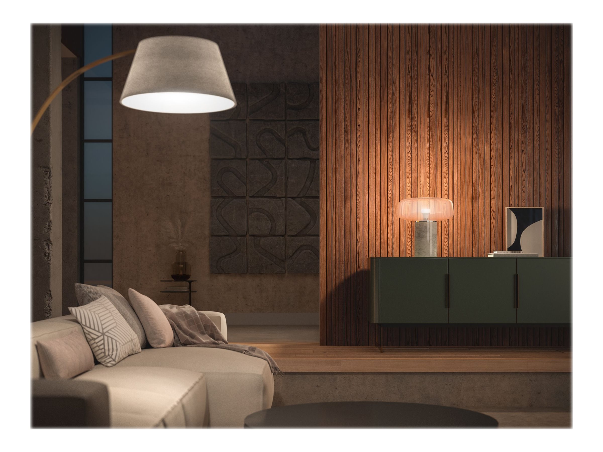 Hue W Starter Kit 9,5W A60 E27, 3pcs, Bridge, Switch | E27 | 9.5 W | Warm White 2700K | Bluetooth and Zigbee