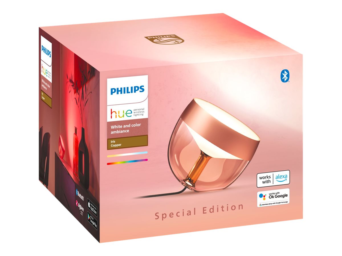 Philips Hue | Hue Iris Portable Lamp, Copper Special Edition | Copper/brass | Portable lamp
