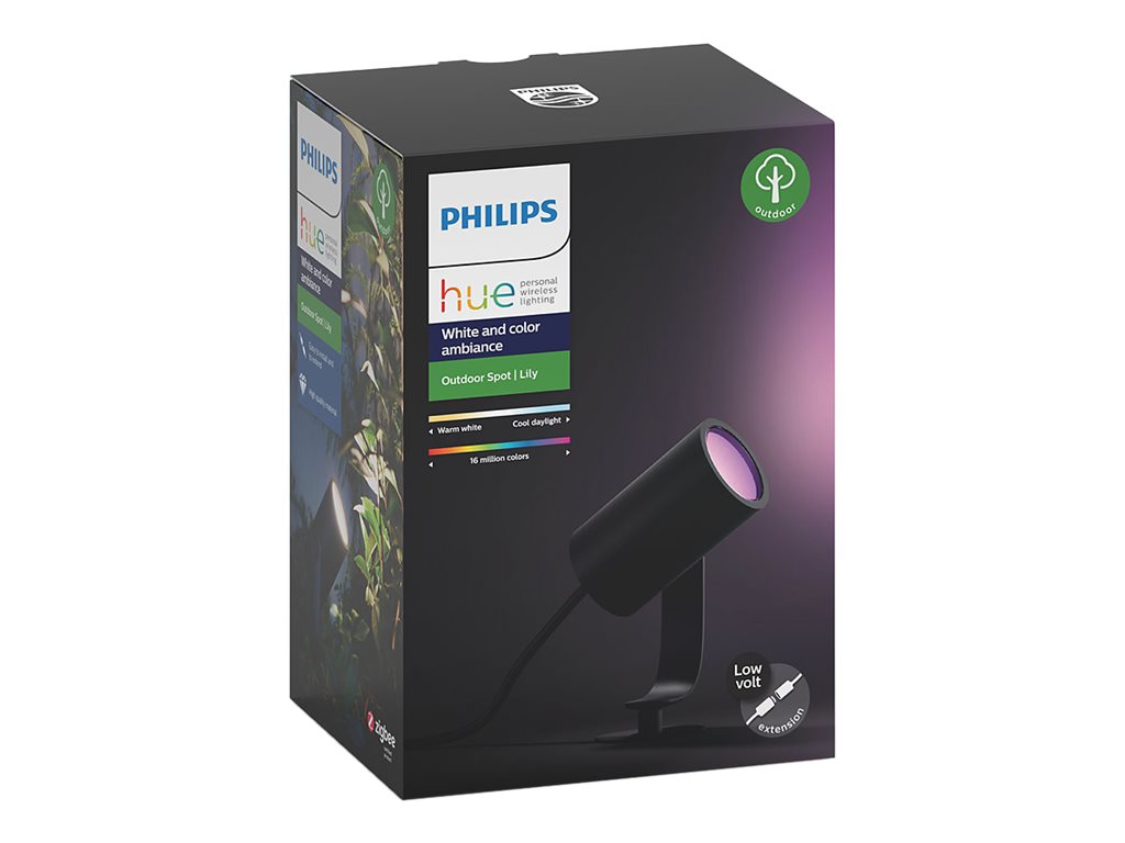 Philips Hue WCA Lily Outdoor Spot Light Extension 24V | 8 W | 2000-6500 Hue White Colour Ambiance