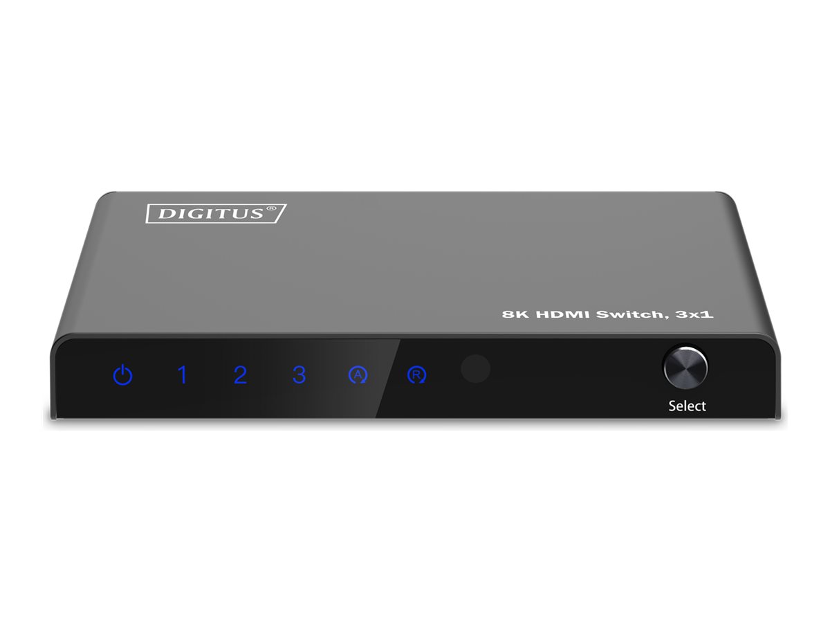 Digitus 8K HDMI Switch, 3x1 | DS-55333 | Black