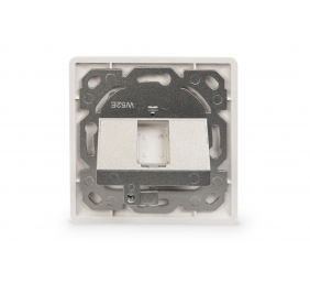 Digitus | Wallplate for Keystone Modules, German type, middle plate 50x50 mm, frame 80x80 mm | DN-93811