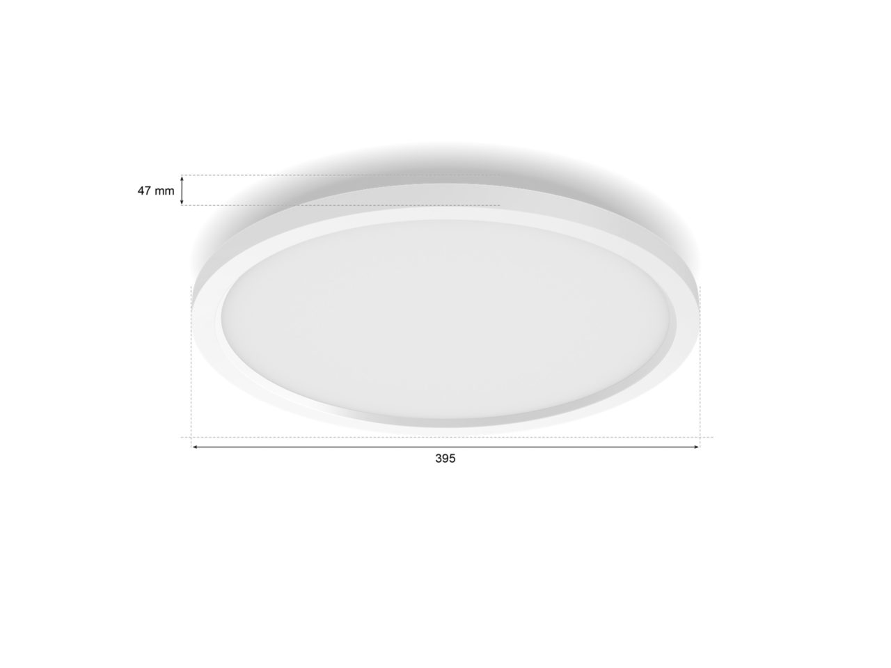 Philips Hue Surimu round panel light, 39.5 cm | Bluetooth, Zigbee