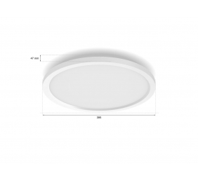 Philips Hue Surimu round panel light, 39.5 cm | Bluetooth, Zigbee