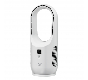 Adler Bladeless Rechargeable Fan | AD 7343 | Desk Fan | Diameter 14 cm | Number of speeds 3 | White