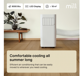 Mill MPAC9000 Air Conditioner 9000 BTU, For rooms up to 18 m²